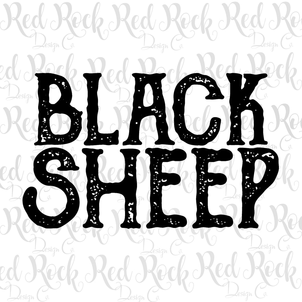 Black Sheep Dd – Red Rock Design Co