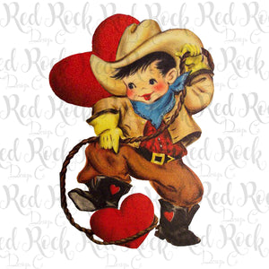 Vintage Cowboy Valentine - Sublimation